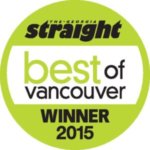 Georgia Straight Best of Vancouver 2015 Award