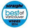 Georgia Straight Award Winner 2014 logo
