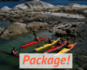 Sea Kayak Basics Package of Sea Kayaking Lessons