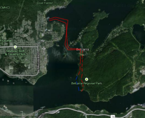 Maple Beach Multi Sport Race Route Map