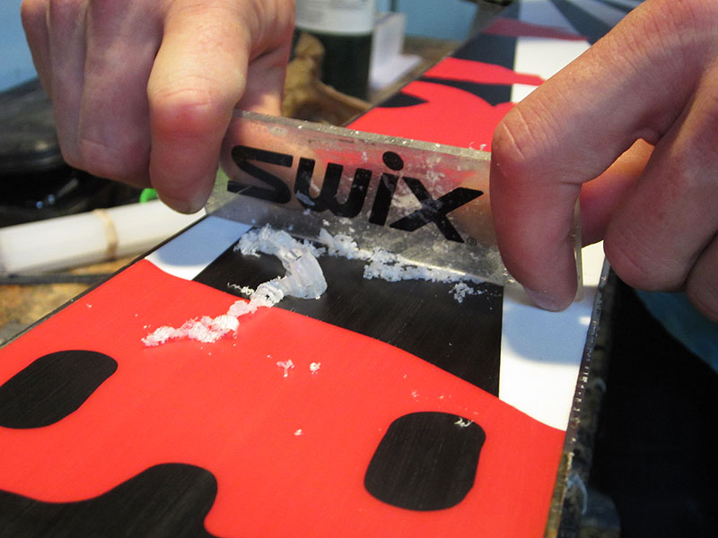 How to wax cross country skate skis … the basics