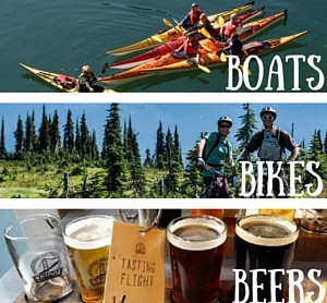 Boats Bikes beers