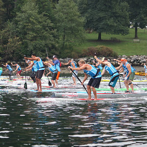 Board the Fjord race in Deep Cove