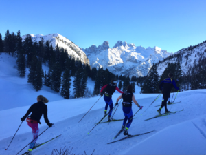 BC Nordic Ski Team in Europe