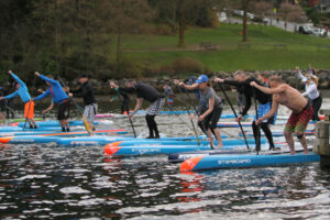 Start line of the Tuesday Night Race